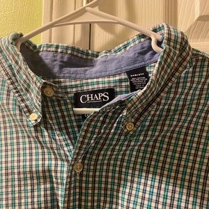 CHAPS Men’s Button Up Shirt Size 3XL Long Sleeve